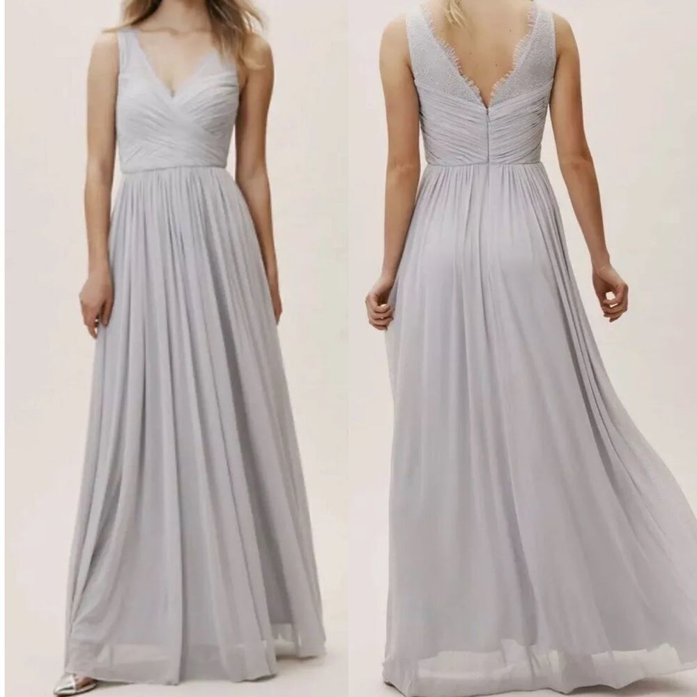 NWT BHLDN Fleur Fog-Gray Dress Size 4